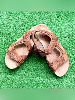 Earth Spirit Gelron Brown Multi-Strap Comfort Sport Sandals US Women's 7